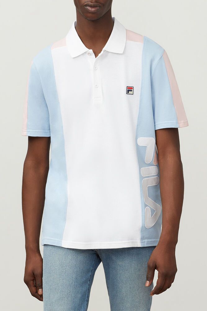 Fila Miesten Polo Apache Valkoinen - PBTU-01523